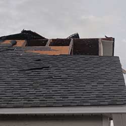 Storm Damaged Roof